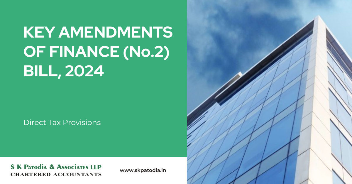 Key Amendments of FINANCE (No.2) BILL, 2024