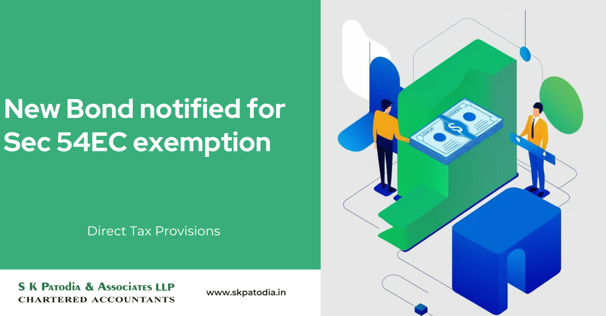 New Bond notified for Sec 54EC exemption